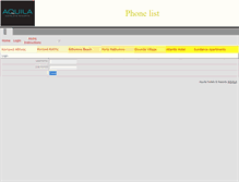 Tablet Screenshot of phones.aquilahotels.com